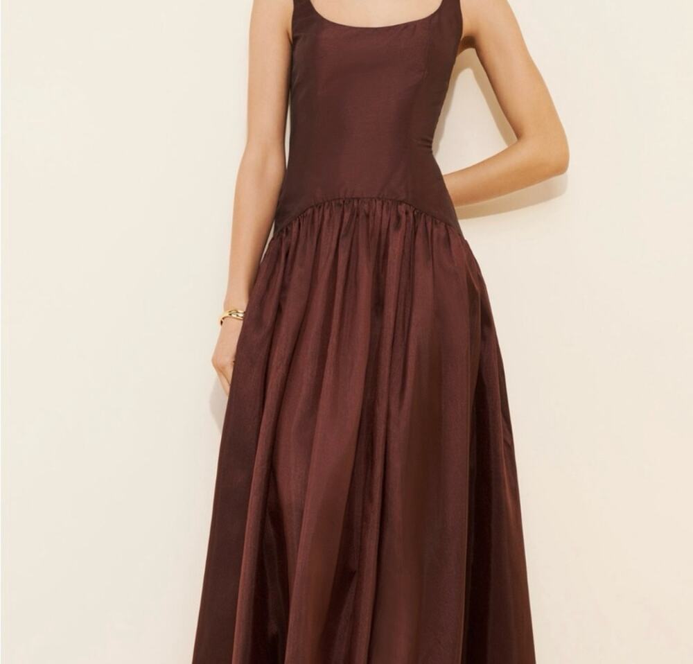 Hutch Ridge Drop Waist Maxi Dress Size 8